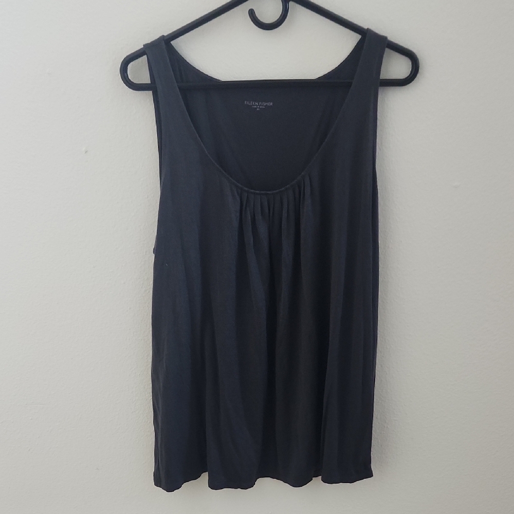 Eileen Fisher Charcoal Tank Top